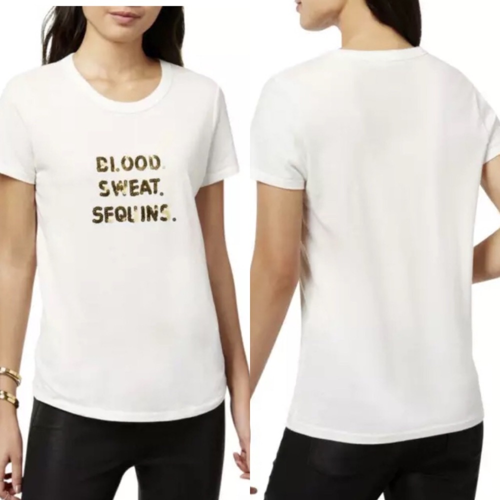 Bow & Drape Blood, Sweat and Sequins T-Shirt